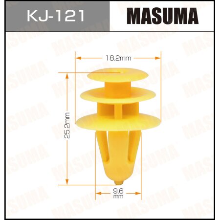 Retainer clip Masuma plastic, KJ-121