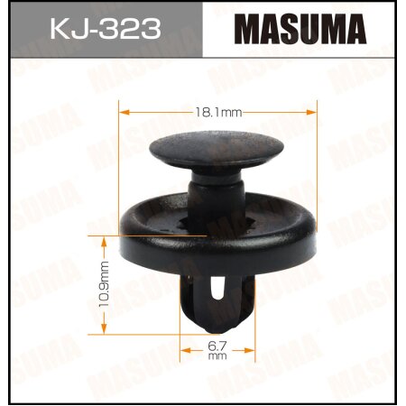 Retainer clip Masuma plastic, KJ-323