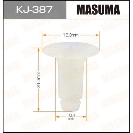 Retainer clip Masuma plastic, KJ-387