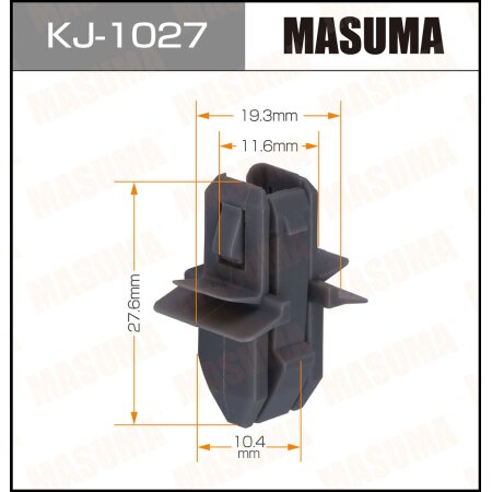 Retainer clip Masuma plastic, KJ-1027