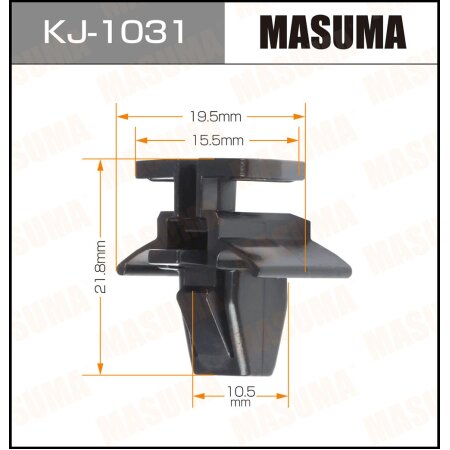 Retainer clip Masuma plastic, KJ-1031