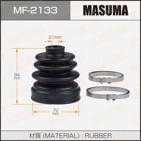 CV Joint boot Masuma (rubber), MF-2133