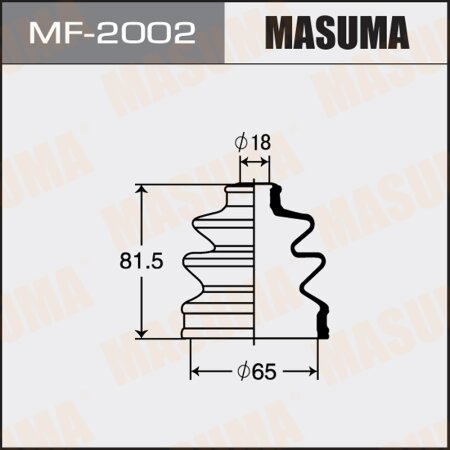 CV Joint boot Masuma (rubber), MF-2002