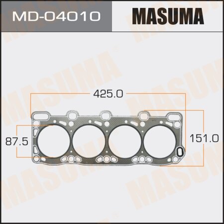 Head gasket (graphene-elastomer) Masuma, thickness 1,60mm, MD-04010