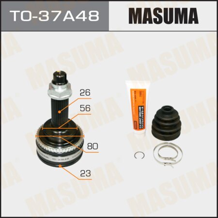 CV joint (outer) Masuma, TO-37A48