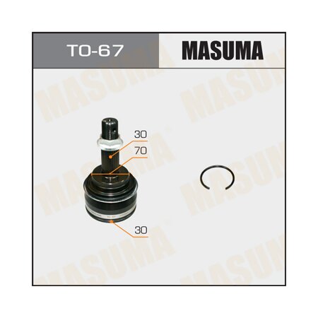 CV joint (outer) Masuma, TO-67