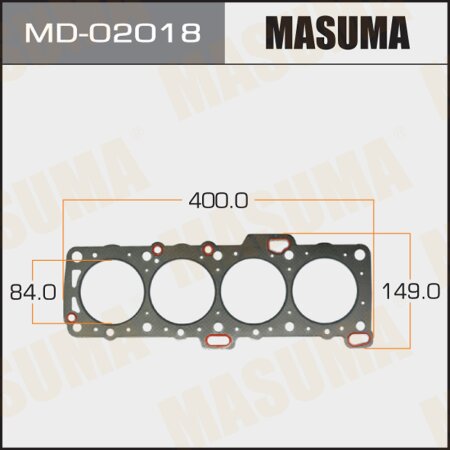 Head gasket (graphene-elastomer) Masuma, thickness 1,60mm, MD-02018