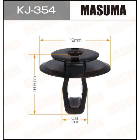 Retainer clip Masuma plastic, KJ-354