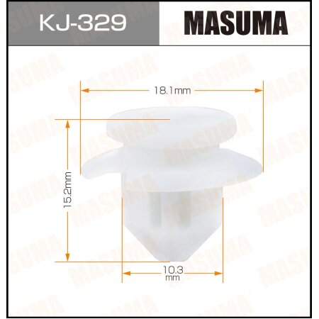 Retainer clip Masuma plastic, KJ-329