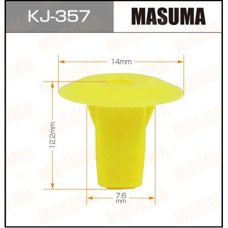 Retainer clip Masuma plastic, KJ-357