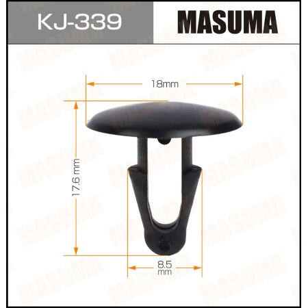 Retainer clip Masuma plastic, KJ-339