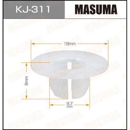 Retainer clip Masuma plastic, KJ-311