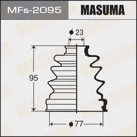 CV Joint boot Masuma (silicone), MFs-2095