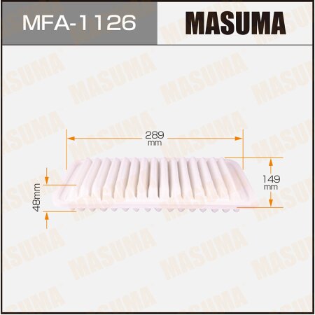 Air filter Masuma, MFA-1126