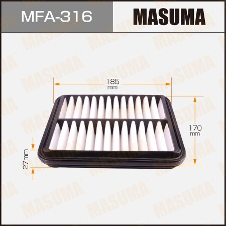 Air filter Masuma, MFA-316