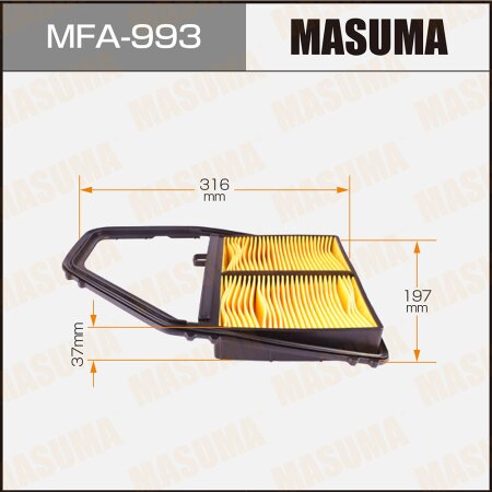 Air filter Masuma, MFA-993