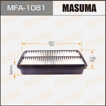Air filter Masuma, MFA-1081