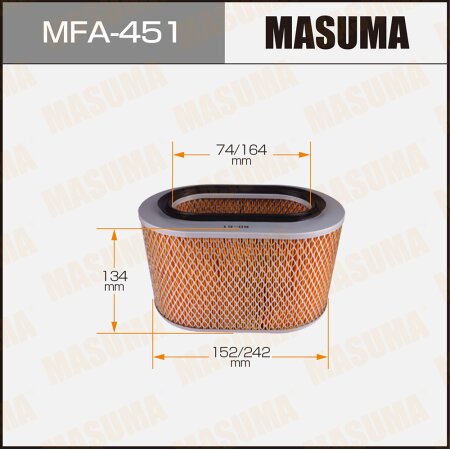 Air filter Masuma, MFA-451