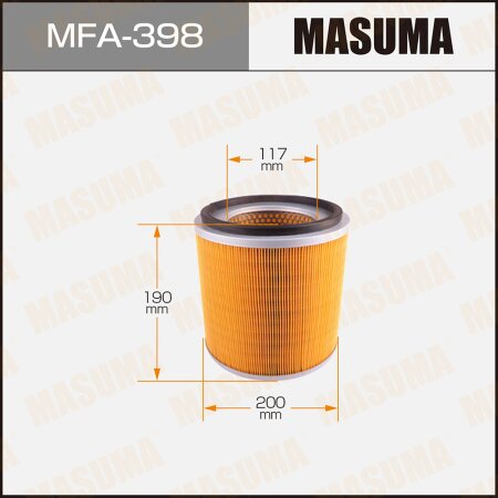 Air filter Masuma, MFA-398