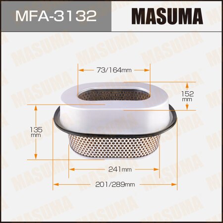 Air filter Masuma, MFA-3132