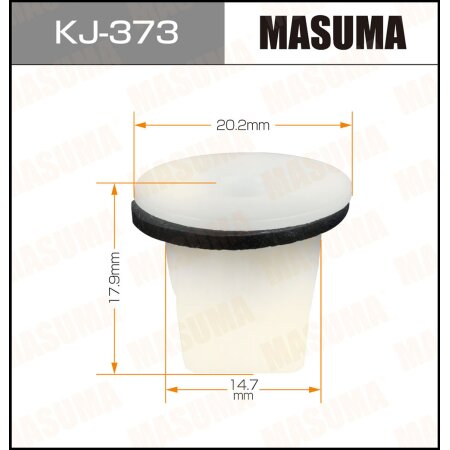 Retainer clip Masuma plastic, KJ-373