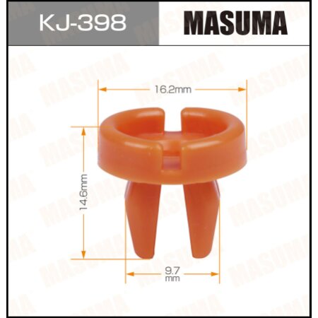 Retainer clip Masuma plastic, KJ-398