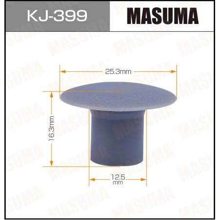 Retainer clip Masuma plastic, KJ-399