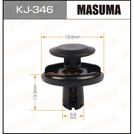 Retainer clip Masuma plastic, KJ-346