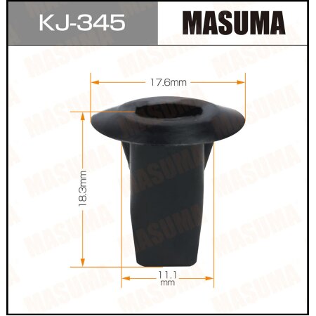 Retainer clip Masuma plastic, KJ-345