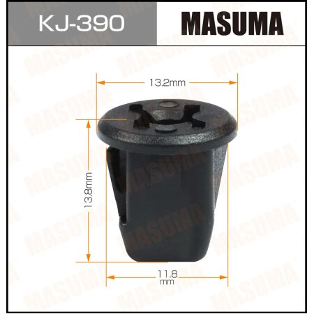 Retainer clip Masuma plastic, KJ-390