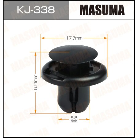 Retainer clip Masuma plastic, KJ-338