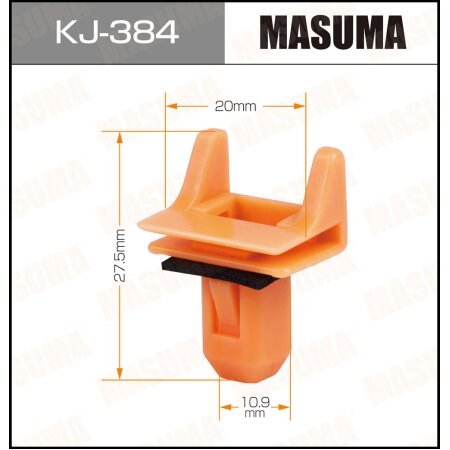 Retainer clip Masuma plastic, KJ-384