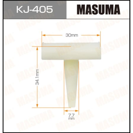 Retainer clip Masuma plastic, KJ-405