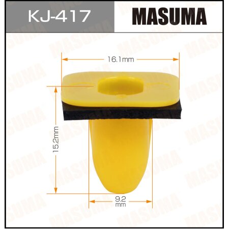 Retainer clip Masuma plastic, KJ-417