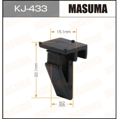 Retainer clip Masuma plastic, KJ-433