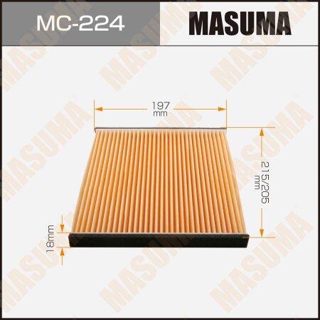 Cabin air filter Masuma, MC-224