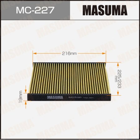 Cabin air filter Masuma, MC-227