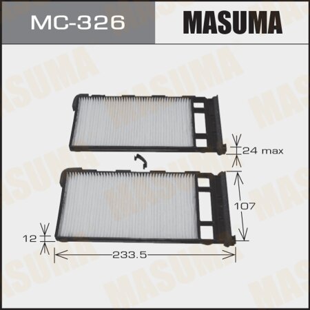 Cabin air filter Masuma, MC-326