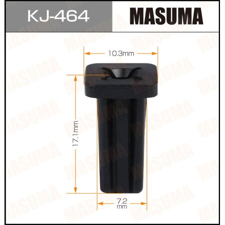 Retainer clip Masuma plastic, KJ-464