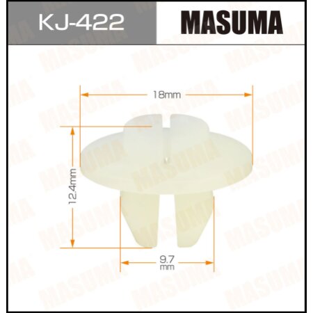 Retainer clip Masuma plastic, KJ-422