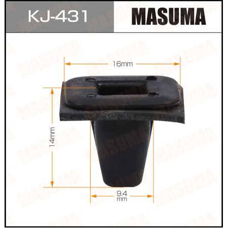 Retainer clip Masuma plastic, KJ-431