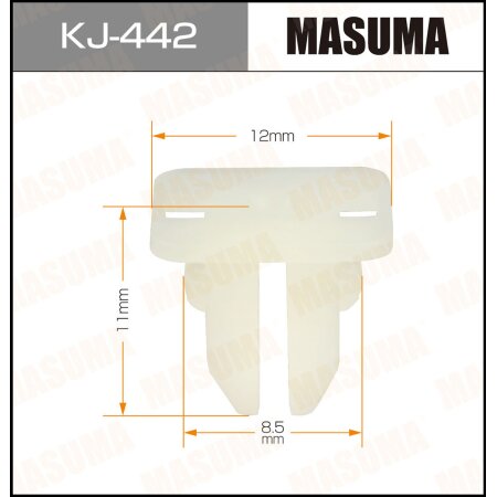 Retainer clip Masuma plastic, KJ-442