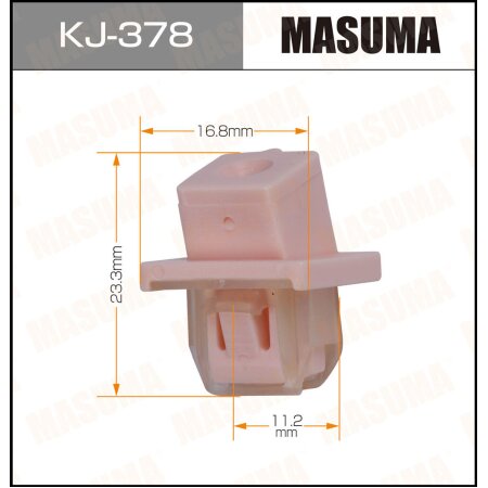 Retainer clip Masuma plastic, KJ-378