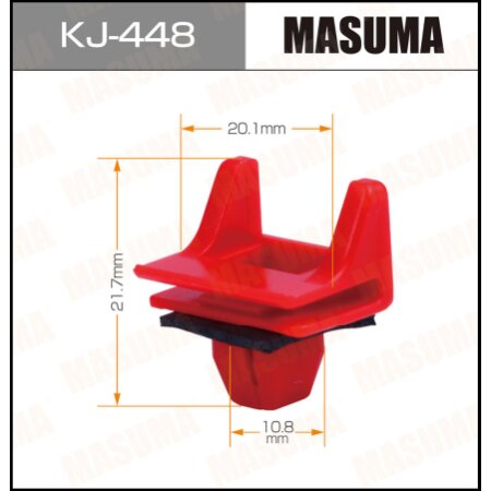 Retainer clip Masuma plastic, KJ-448