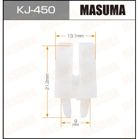 Retainer clip Masuma plastic, KJ-450