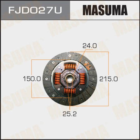 Clutch disc Masuma, FJD027U