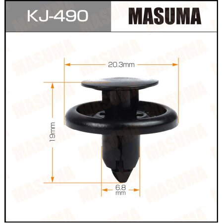 Retainer clip Masuma plastic, KJ-490