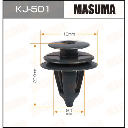 Retainer clip Masuma plastic, KJ-501