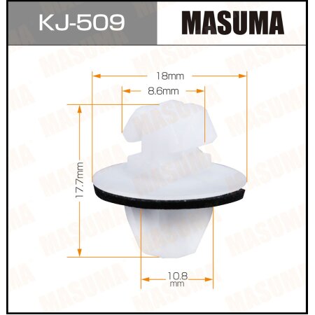 Retainer clip Masuma plastic, KJ-509