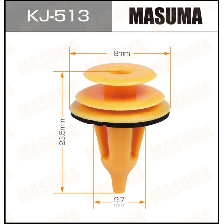 Retainer clip Masuma plastic, KJ-513